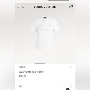 Louis Vuitton Print T-shirt